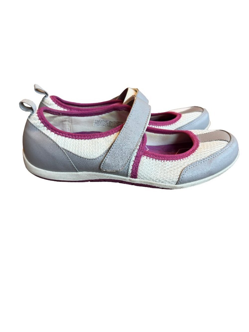 Vionic Ailie White Mary Jane Shoes Mesh Comfort Classic Casual Size 7.5 Women's